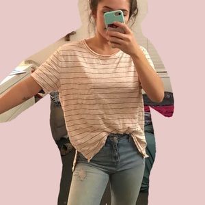 Old Navy Striped Boxy Tee
